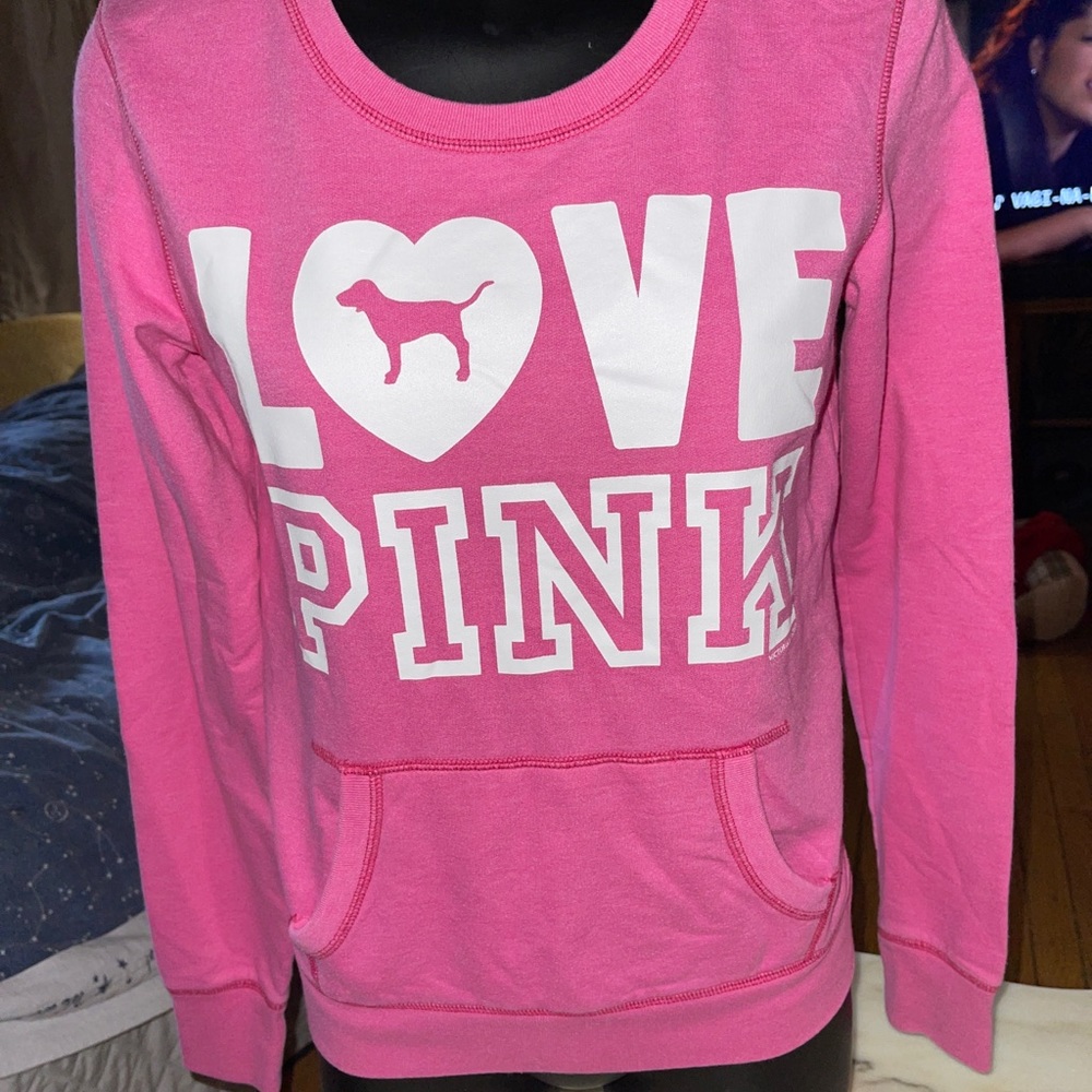 Victoria's Secret LOVE PINK CrewShirt Women small